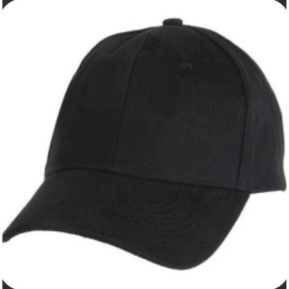 Chef Works - BCSO-BLK - Black Baseball Cap M87 - Picture 1 of 1